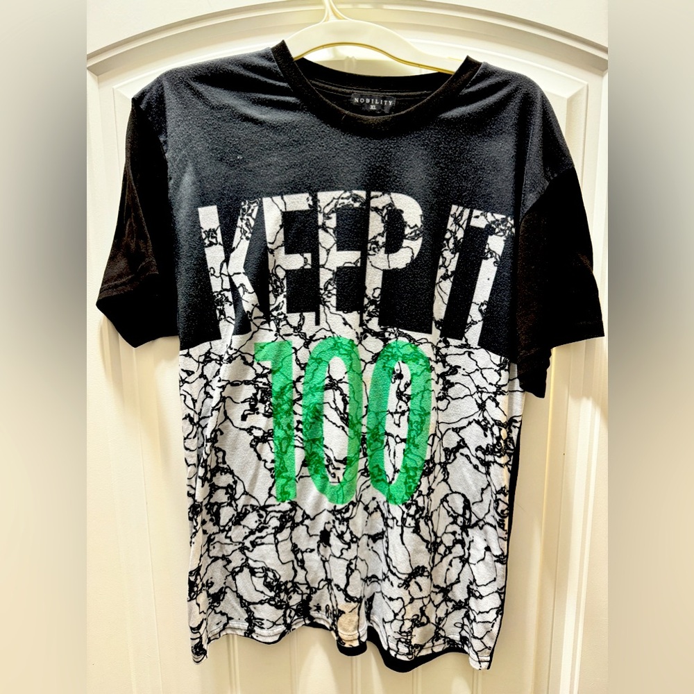 Nobility Graphics Design Keep It 100 T-shirt